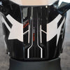 Adesivo 3D Paraserbatoio Moto compatibile con Ktm Duke 890 GP 2022-2023 bianco