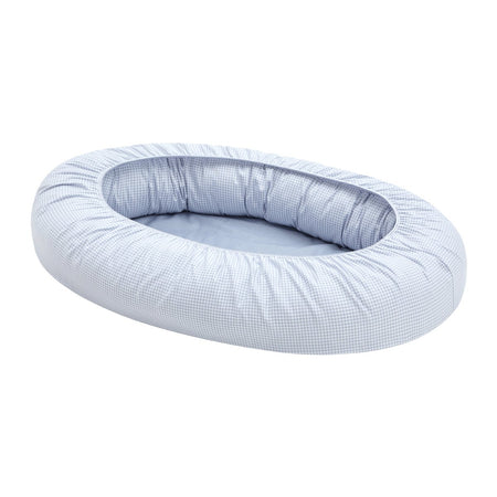 Culla Nido - Bed In Bed Vichy10 55X90X15 Cm Azzurro