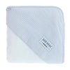Accappatoio Neonato 100X100X1 Cm Vichy10 Azzurro