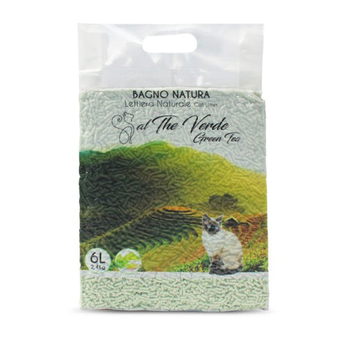 Bagno Natura Lettiera Naturale Thè Verde 2,4kg