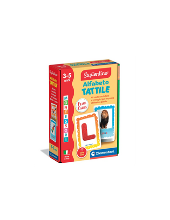 Clementoni - Montessori Alfabeto Tattile - 16838