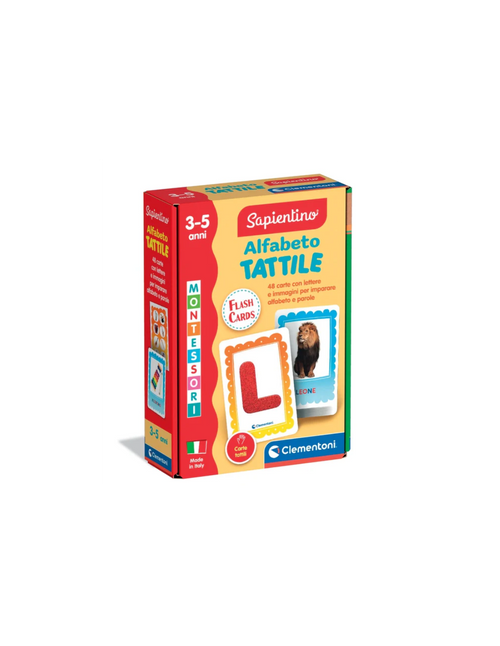 Clementoni - Montessori Alfabeto Tattile - 16838