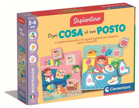 Clementoni - Montessori Ogni Cosa Al Suo Posto - 16866