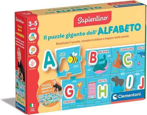 Clementoni Sapientino - Il Puzzle Gigante dell'Alfabeto 16858