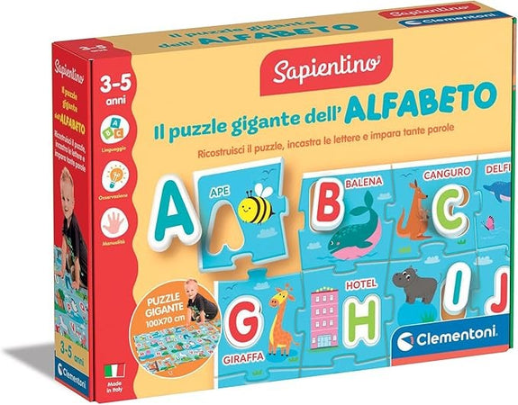 Clementoni Sapientino - Il Puzzle Gigante dell'Alfabeto 16858