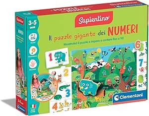 Clementoni 16875 Il Puzzle Gigante Dei Numeri