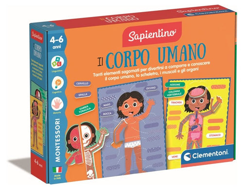 Clementoni - Montessori Il Corpo Umano - 16876