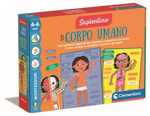 Clementoni - Montessori Il Corpo Umano - 16876