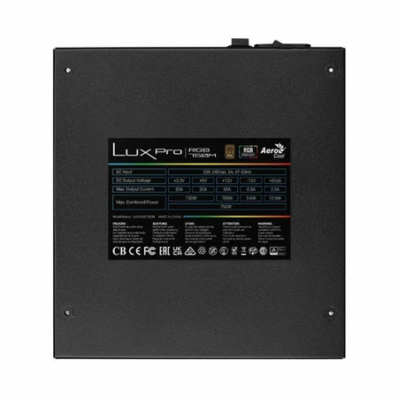 Fonte di Alimentazione Aerocool LUXPRORGB750M ATX 750 W 80 Plus Bronze