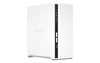 Qnap ts-233 server nas e di archiviazione tower arm cortex-a55 2 gb 0 tb qnap qts bianco - QNATS233