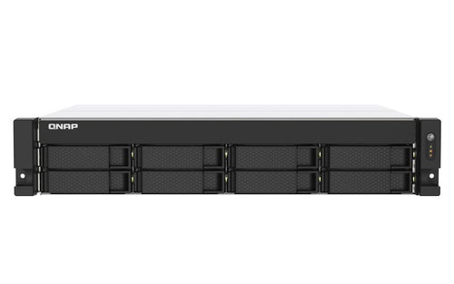 Qnap ts-873aeu-rp nas armadio (2u) ryzen embedded v1500b 4 gb ddr4 0 tb quts hero nero - TS-873AEU-RP-4G
