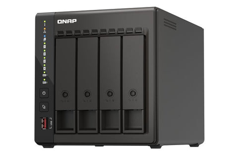 Qnap ts-453e nas tower intel® celeron® j6412 8 gb 0 tb qnap qts nero - TS-453E-8G