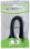 Techly Cavo Prolunga HDMI High Speed con Ethernet 4K 60Hz M/F 1,0 m Nero