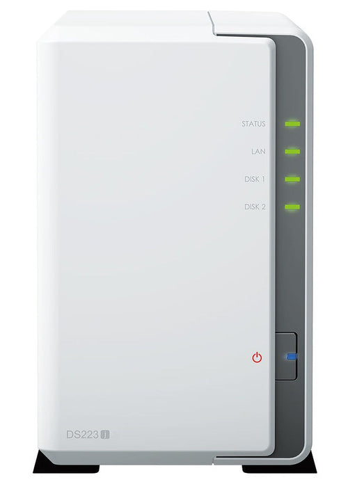 Nas synology ds223j 2hd3.5/2.5 dd r4 1gb-1pgiga-2p usb3.2