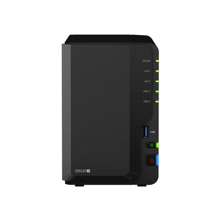 Synology nas tower 2bay 2.5/3.5 ssd/hdd intel celeron j4125 2gb ddr4 (up to 6gb), 2x rj-45 1gbe, 2 - DS224+ EX DS220+