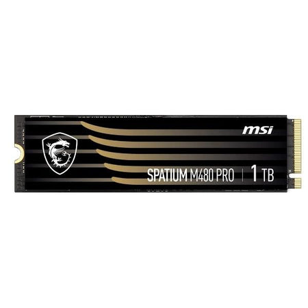 Msi spatium m480 pro pcie 4.0 nvme m.2 1tb pci express 4.0 3d nand - S78-440L1G0-P83