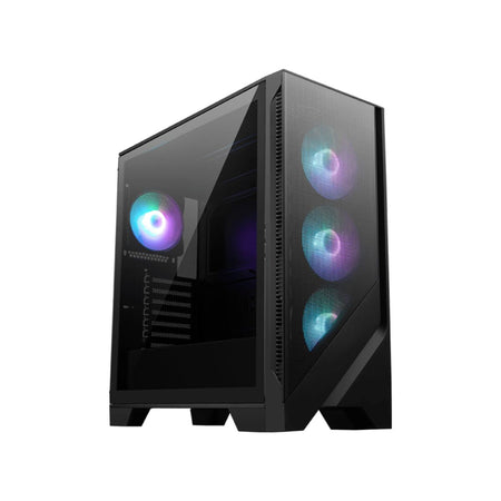 Case computer desktop ATX MSI MAG FORGE 320R AIRFLOW Nero Trasparente