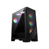Case computer desktop ATX MSI MAG FORGE 120A AIRFLOW Nero Trasparente
