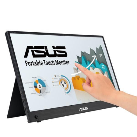 Asus zenscreen mb16amtr monitor pc 39,6 cm (15.6\") 1920 x 1080 pixel full hd lcd touch screen nero - 158947