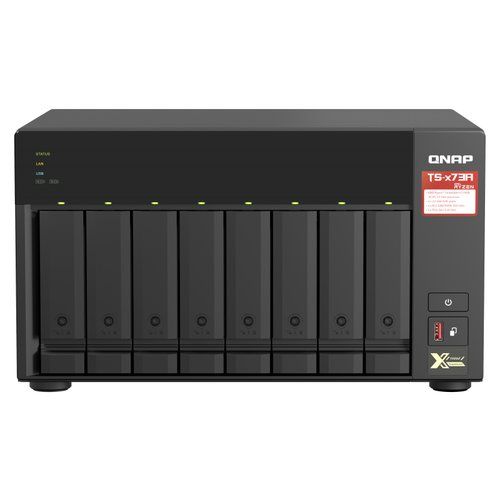 Qnap ts-873a nas tower ryzen embedded v1500b 8 gb ddr4 0 tb qnap turbo system nero - TS-873A-8G