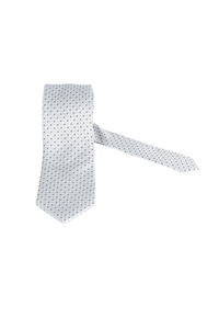 Cravatta uomo Couture - Pois fondo bianco