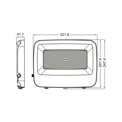 Alca Power LX200-PRO proiettore led da 200W a 220-240V temperatura di colore e flusso luminoso regolabile
