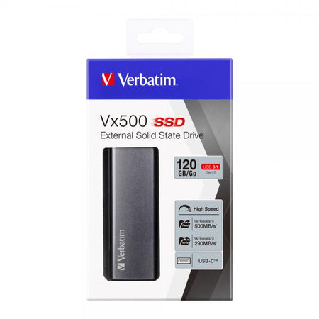 Memoria Pen Drive Verbatim VX500 - USB TYPE-C 120GB Usb 3.2 Gen 2 (3.1 Gen 2)