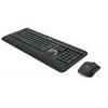 Logitech 920-008680 tastiera Mouse incluso Universale RF Wireless QWERTY Spagnolo Nero, Bianco (MK540 ADV WRLS KEYBOARD /MOUSE - COMBO-N/A-ESP-2.4GHZ-N/A-MED) - Versione UK