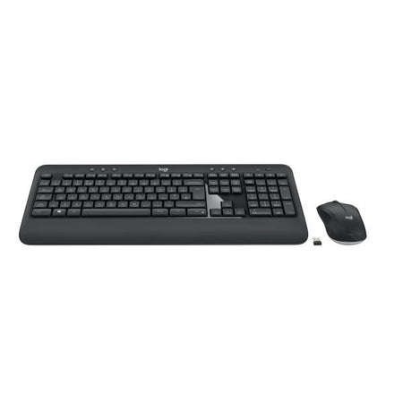 Logitech 920-008680 tastiera Mouse incluso Universale RF Wireless QWERTY Spagnolo Nero, Bianco (MK540 ADV WRLS KEYBOARD /MOUSE - COMBO-N/A-ESP-2.4GHZ-N/A-MED) - Versione UK