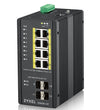 Zyxel rgs200-12p gestito l2 gigabit ethernet (10/100/1000) supporto power over ethernet (poe) nero - RGS200-12P-ZZ0101F