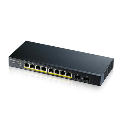 Zyxel gs1900-10hp gestito l2 gigabit ethernet (10/100/1000) supporto power over ethernet (poe) nero - GS1900-10HP-EU0102F