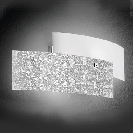 Applique moderna Gea Luce LARA AP FA E14 LED vetro lampada parete soffitto