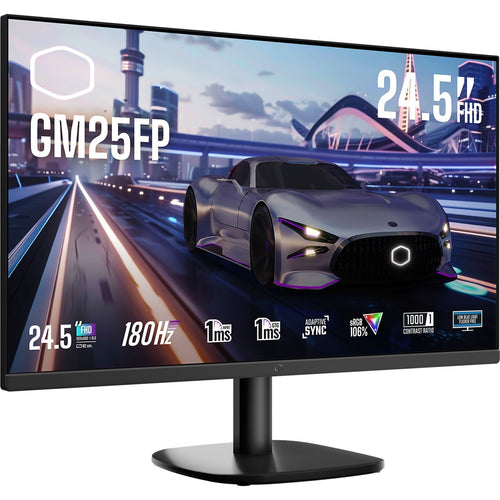Cooler master monitor 24,5 led ips fhd 16:9 1ms 250 cdm 180hz, srgb 106, dp/hdmi, multimediale - CMI-GM25FP-EK