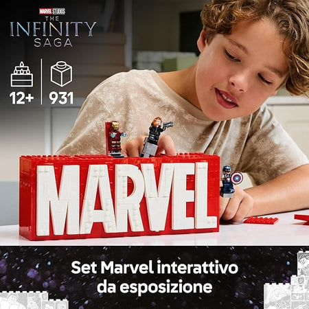 LEGO MARVEL - Logo e Minifigure 76313