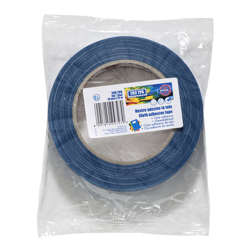 Nastro Adesivo Telato Tpa 200 19Mmx25Mt Blu