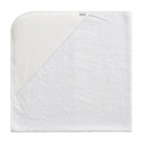 Accappatoio Neonato+Grembiule Liso E Beige