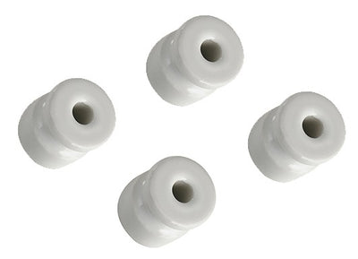 Kit quattro isolatori in porcellana