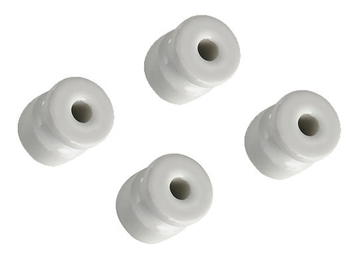 Kit quattro isolatori in porcellana