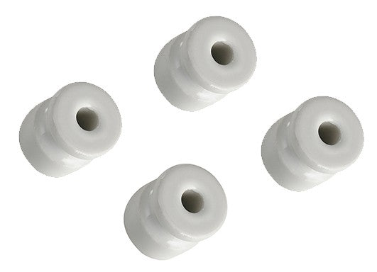 Kit quattro isolatori in porcellana