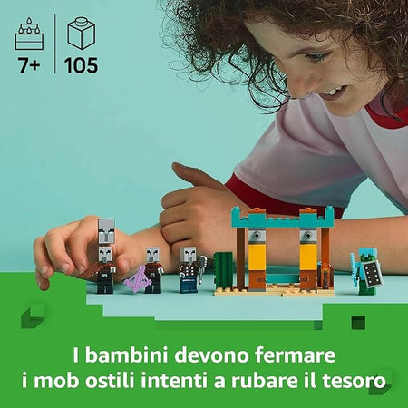 LEGO Minecraft Pattuglia nel Deserto della Bestia 21267