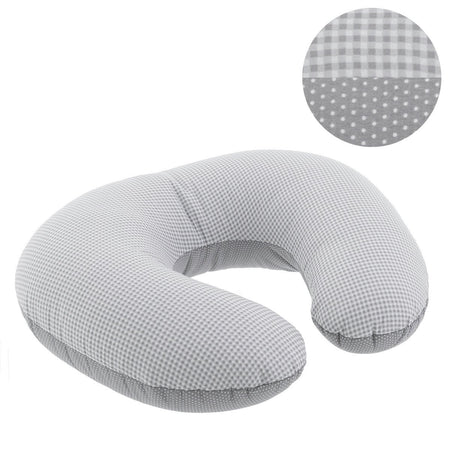 Cuscino Allattamento Piccolo 53X45X10 Cm Vichy10 Grey