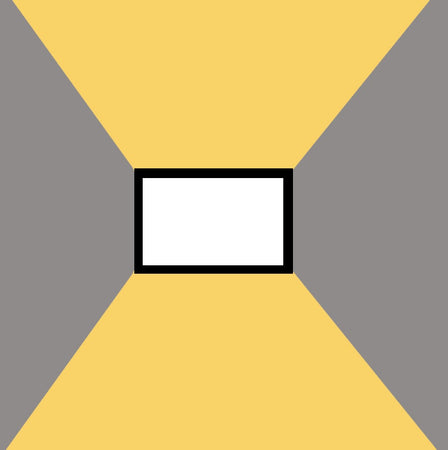 Applique Cubica Gesso Verniciabile Doppio Raggio di Luce Lampada da Parete G9