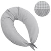 Cuscino Allatamento Luna 80X185X16 Cm Vichy10 Grey