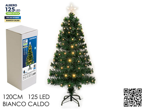 Albero Fibre Ottiche 120cm 125 Led