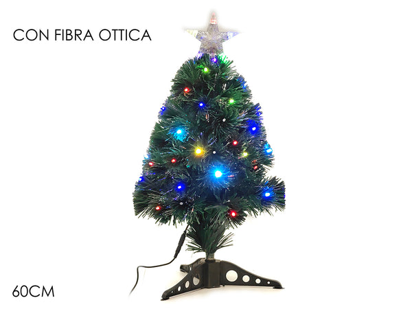 Albero con Fibra Ottica 60cm con 60 Led
