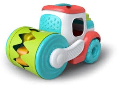 Clementoni - Sensory Steamroller Rullo Mangia-mattoncini 17495