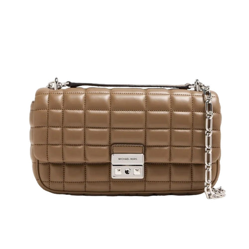 MICHAEL KORS borse a spalla donna michael kors - lg conv chain shldr - beige da donna