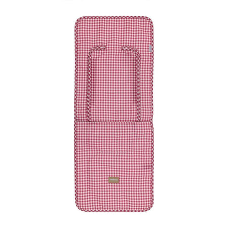 Passeggino Univ.Cuscino Carroz Vichy Rosso 35X85X1 Cm