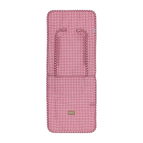 Passeggino Univ.Cuscino Carroz Vichy Rosso 35X85X1 Cm