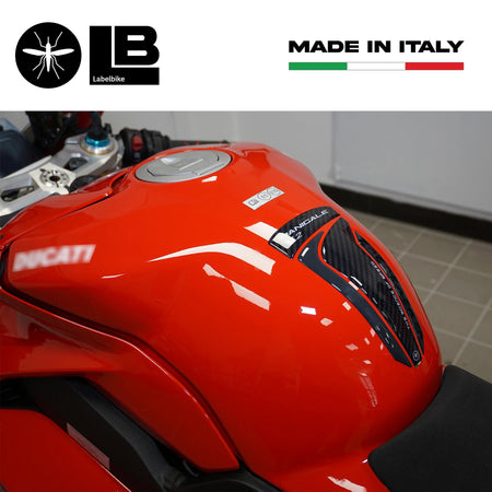 Adesivo 3D Protezione Paraserbatoio compatibile con Ducati Panigale V2 2020-2023